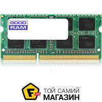 Оперативная память Goodram SODIMM DDR3L 8GB, 1600MHz, PC3-12800 (GR1600S3V64L11/8G)