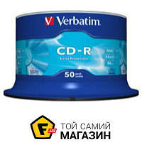 Verbatim CD-R 700Mb 52x Extra Cake box, 50шт. (43351)