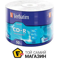 Verbatim CD-R 700Mb 52x Extra Wrap box 50шт. (43787)