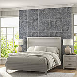 Декоративна ПВХ плита 600х600х3мм Попелястий мармур (S) SW-00001626, фото 6