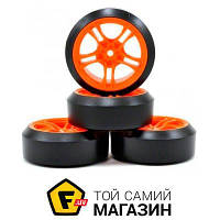 Аксессуары для кузова Team Magic Комплект колес для E4D-MF оранжевые, 4шт. (TM503390)