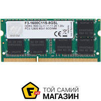 Оперативная память G.skill SODIMM DDR3 8GB, 1600MHz, PC3-12800 (F3-1600C11S-8GSL)