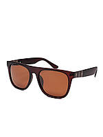 Коричневые солнцезащитные очки с матовой оправой, размер Universal