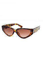 Леопардові сонцезахисні окуляри з вузькою оправою, розмір Universal