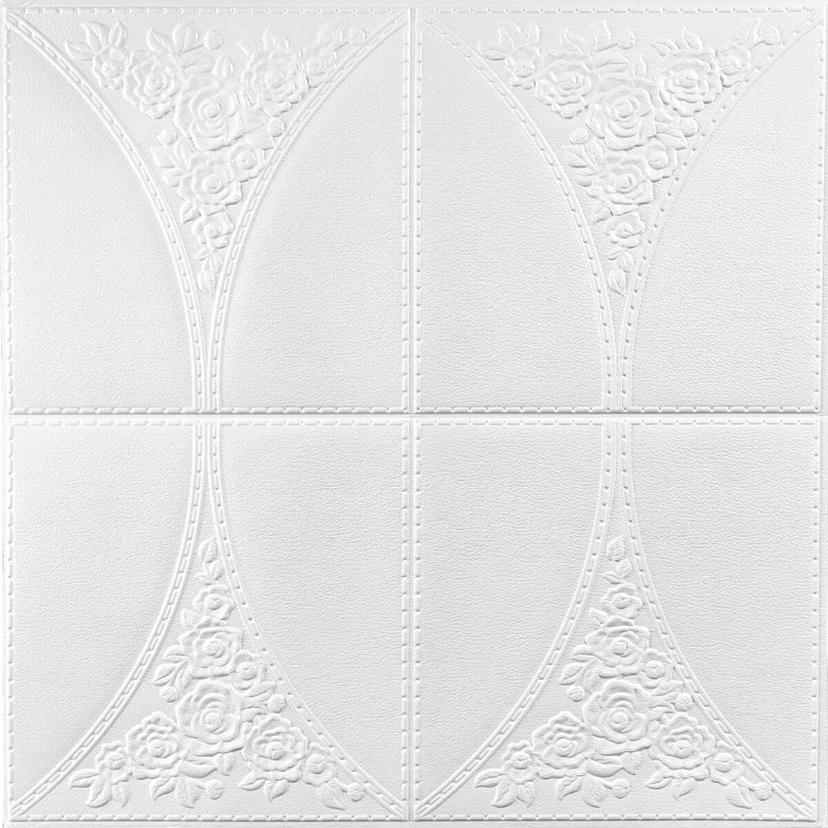 Самоклеюча декоративна настінно-стельова 3D панель 700х700х4мм (117) SW-00000234