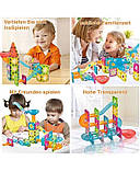 Конструктор магнітний Magnetic DIY CH1036 61 елемент з кульками Різнокольоровий, фото 4