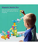 Конструктор магнітний Magnetic DIY CH1036 61 елемент з кульками Різнокольоровий, фото 3