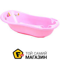 Ванна для купання дітей Maltex Кубусь, 100 см, рожевий (1230) — рожевий пластик