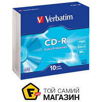 Verbatim CD-R 700Mb 52x Extra Protection Slim Box 10шт. (43415)