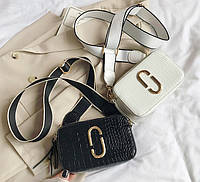 Женская мини сумочка клатч рептилия в стиле Marc Jacobs, маленькая сумка на плечо крокодил