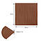 Самоклеюча декоративна настінно-стельова 3D панель коричневі хвилі 700x700x7мм (366) SW-00000849, фото 3