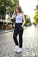 Спортивні штани жіночі ADYDAS двонитка 42-44,46-48 "BONJOUR" недорого від прямого постачальника