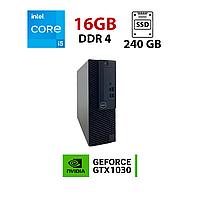 Ігровий ПК Dell OptiPlex 3050 SFF/ Core i5-6500/ 16 GB RAM/ 240 GB SSD/ GeForce GT1030 2 GB GDDR4