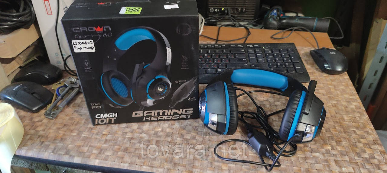 Навушники Crown CMGH-101T Blue No 23300807