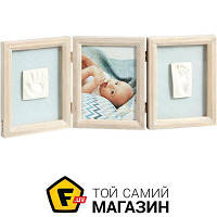 Набор для отпечатков Baby Art My Baby Touch Wooden Double Frame Stormy (34120173)