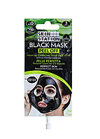 Маска для лица Skin Station жидкая черная с активированным углем 15 мл DM, код: 8080232