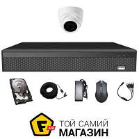 Комплект відеоспостереження Covi Security AHD-01D Kit + HDD 500GB