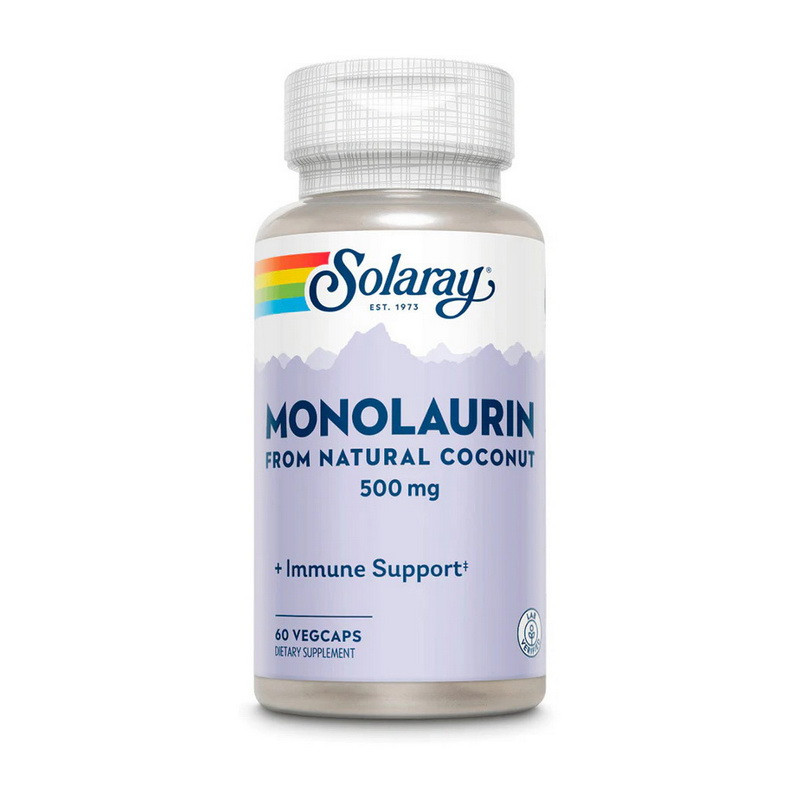 Monolaurin 500 mg (immune system support) (60 veg caps), фото 1