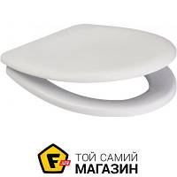 Сиденье (стульчак), крышка для унитаза - Cersanit Delfi полипропилен (5907536617007) - белый