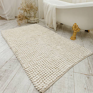 Килимок для ванної кімнати 80083 WOVEN RUG 0,9Х1,5 Бежевий прямокутник