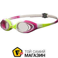 Очки для плавания Arena Spider Jr, lime/fuchsia/white/clear (92338-16)