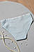Труси жіночі в рубчик блакитного кольору 178647S, фото 2