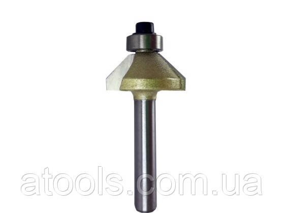 Фреза кромкова конусна Pobedit 1022 D22 d6 L45 h10