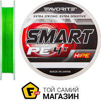 Шнур Favorite Smart PE 4x 150м, 3.0/0.296мм, 15.5кг, салатовый (1693.10.30)