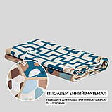 Наволочка 50х70 см бавовна натуральна TM IDEIA ранфорс в упаковці абстракція, фото 3