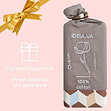Наволочка 50х70 см бавовна натуральна TM IDEIA ранфорс в упаковці абстракція, фото 4