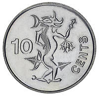Соломоновы острова 10 центов 1988 VF-AU