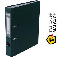 Папка-регистратор A4 Buromax Jobmax А4 50мм PP, темно-зеленый (BM.3012-16c) темно-зеленый