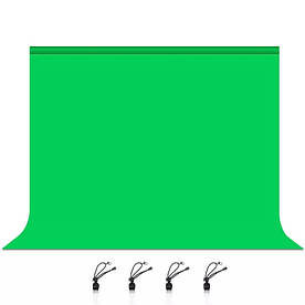 Тло хромакей зелене 3x2м 120 г/кв Puluz PU5214G