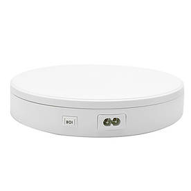 Предметний стіл поворотний 22см білий 15кг Puluz DCA2153W
