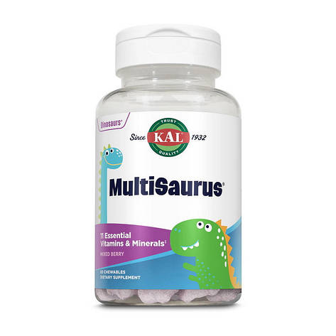 MultiSaurus (60 chewables, mixed berry), фото 1