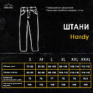 Штани-карго із софтшелу Pobedov Hardy чорного кольору, фото 11