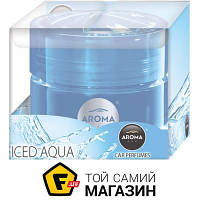 Ароматизатор Aroma Car Ароматизатор Aroma Car Gel 50ml-ICED AQUA (40 шт.) банка скло (701/63171)