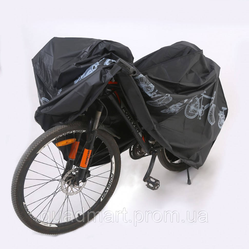 Чохол-накидка на велосипед мопед No Чорний (PD-CH-01b) QM, код: 2635916 - фото 2 - id-p2196814906