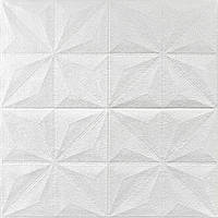 Самоклеюча декоративна настінно-стельова 3D панель зірки 700х700х5мм (116) SW-00000008