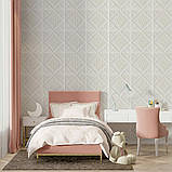 Самоклеюча декоративна настінно-стельова 3D панель вензеля в ромбі 700х700х5мм (374) SW-00000881, фото 5