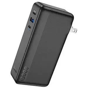 Зовнішній портативний акумулятор Hoco Q16 Friendly fully compatible (US/EU) 10 000mAh Black 22.5W