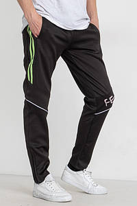 Спортивні штани підліткові для хлопчика чорного кольору уп.5 од. 179248P