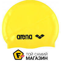 Шапочка для плавання Arena Classic Silicone, yellow/black (91662-35)