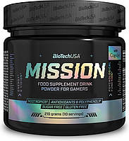 Спецпродукт Biotech USA Mission drink powder 210 грамм Вкус :Pink grapefruit