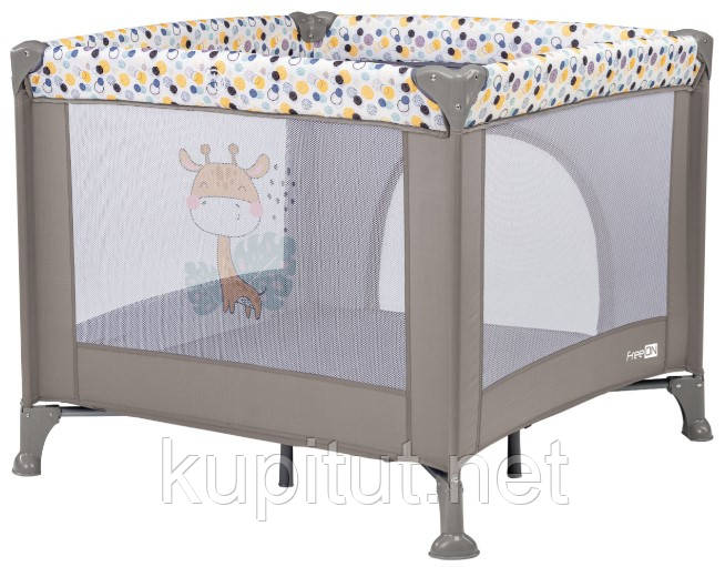 Манеж для дитини FreeON Square Giraffe, grey, фото 1