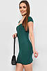 Сукня жіноча однотонна зеленого кольору р.40 178039T Безкоштовна доставка, фото 2