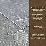Декоративна ПВХ плита 600х600х3мм Металік мармур (S) SW-00001630, фото 2