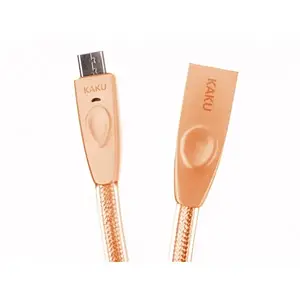 Дата-кабель iKaku Speeded series USB (тато)  -  MicroUSB (тато) Gold