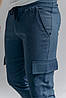 Штани чоловічі синього кольору 172745P, фото 4