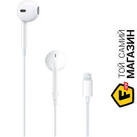 Наушники Apple EarPods Lightning Connector with Remote and Mic White (MMTN2)